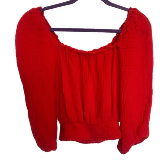 Women’s Michael Stars Isabel Convertible Gauze Top Size S - Picture 6 of 9